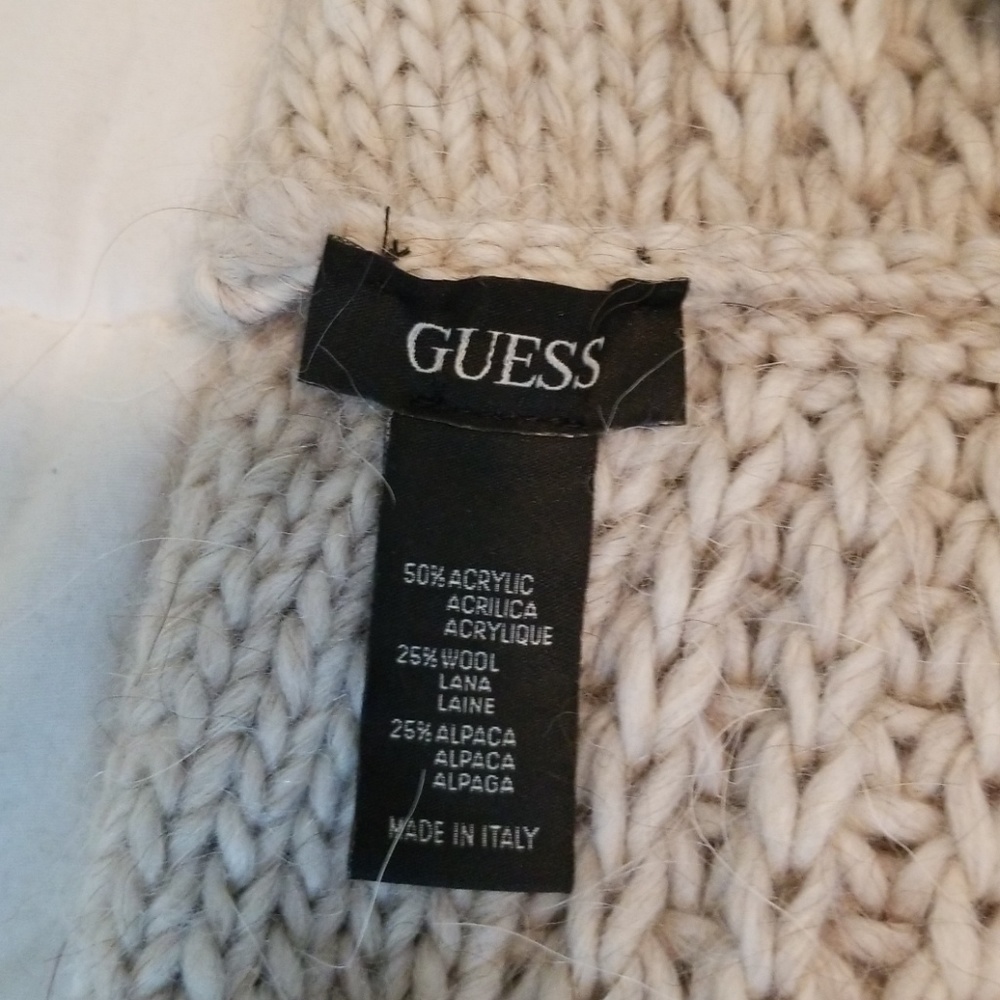 Knit Guess Infinity Scarf - Picture 3 of 3
